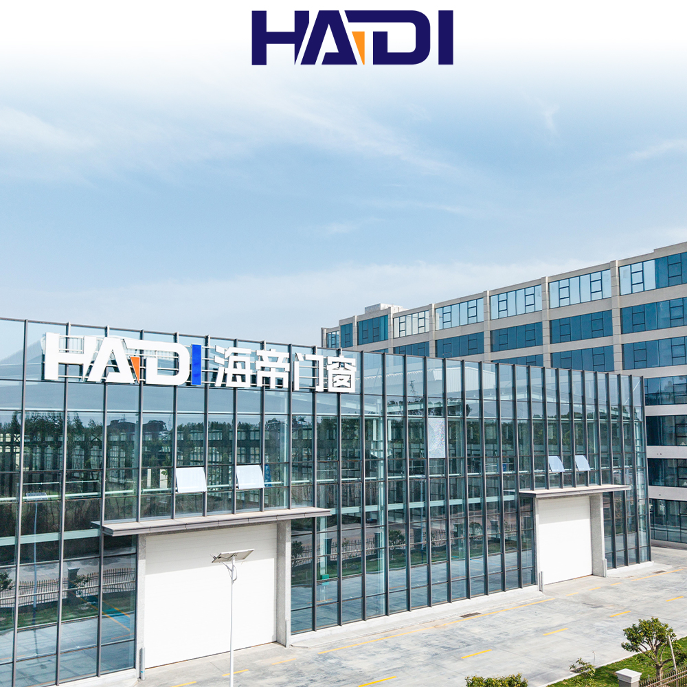 HAIDI Commerical Durable Aluminum and Glass Triple Double Glaze Lowe Glass Facade Unitized Curtain Wall