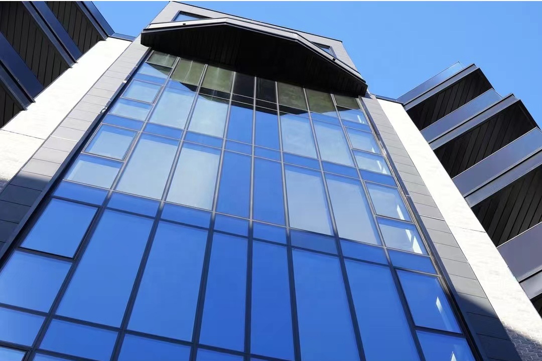 Modern Energy Saving Factory Direct Building Exterior Mirror Glass Aluminum Curtain Walls Window Unitized Curtain Wall
