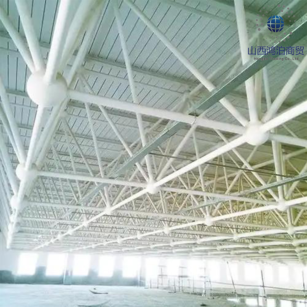 Fast Build Prefabricated Light Steel Structure Steel Space Frame Roof Indoor Basketball Tennis Sports Stadium Hall Building