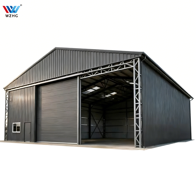 Factory Direct Semi Open Steel Structure Warehouse Specialized For Large Equipment Storage And Parking In Factories Semi Open
