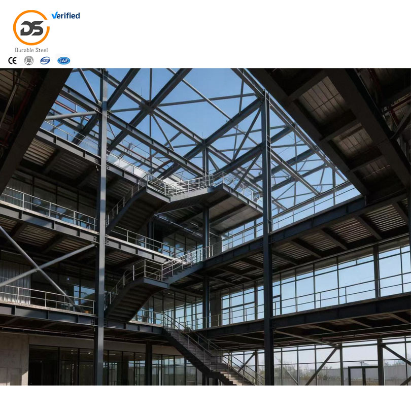 Modern Design Prefabricated Space Frame Steel Structure Multi-Storey Building for School Hotel Apartment Office Warehouse