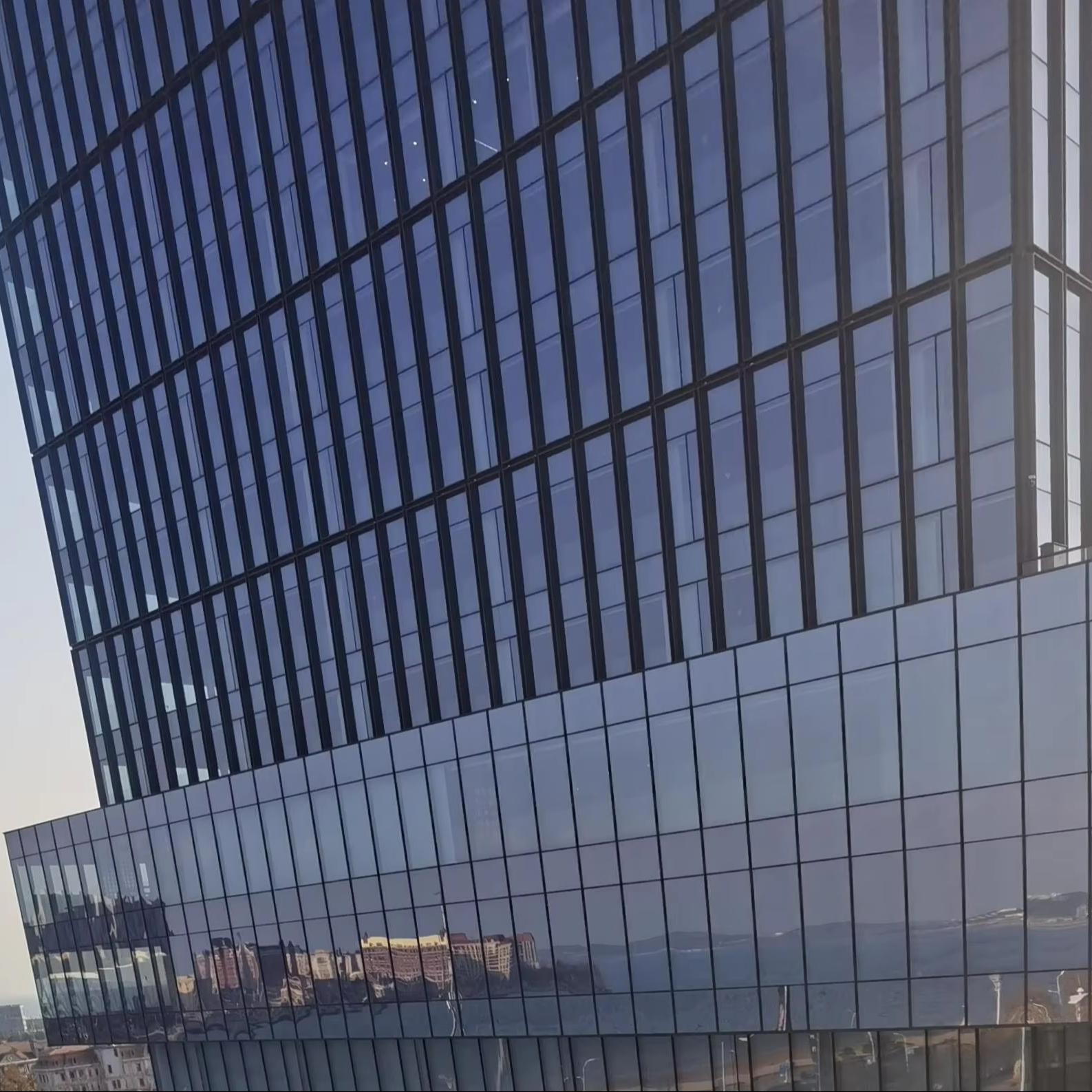 Customized Modern Design Double Glazed Unitized Glass Curtain Wall System