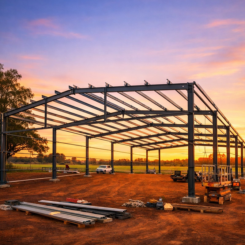 High Quality Prefabricated Warehouse Steel Frame Galvanized Industrial Plant Shed Structural Steel Prefabricated Building