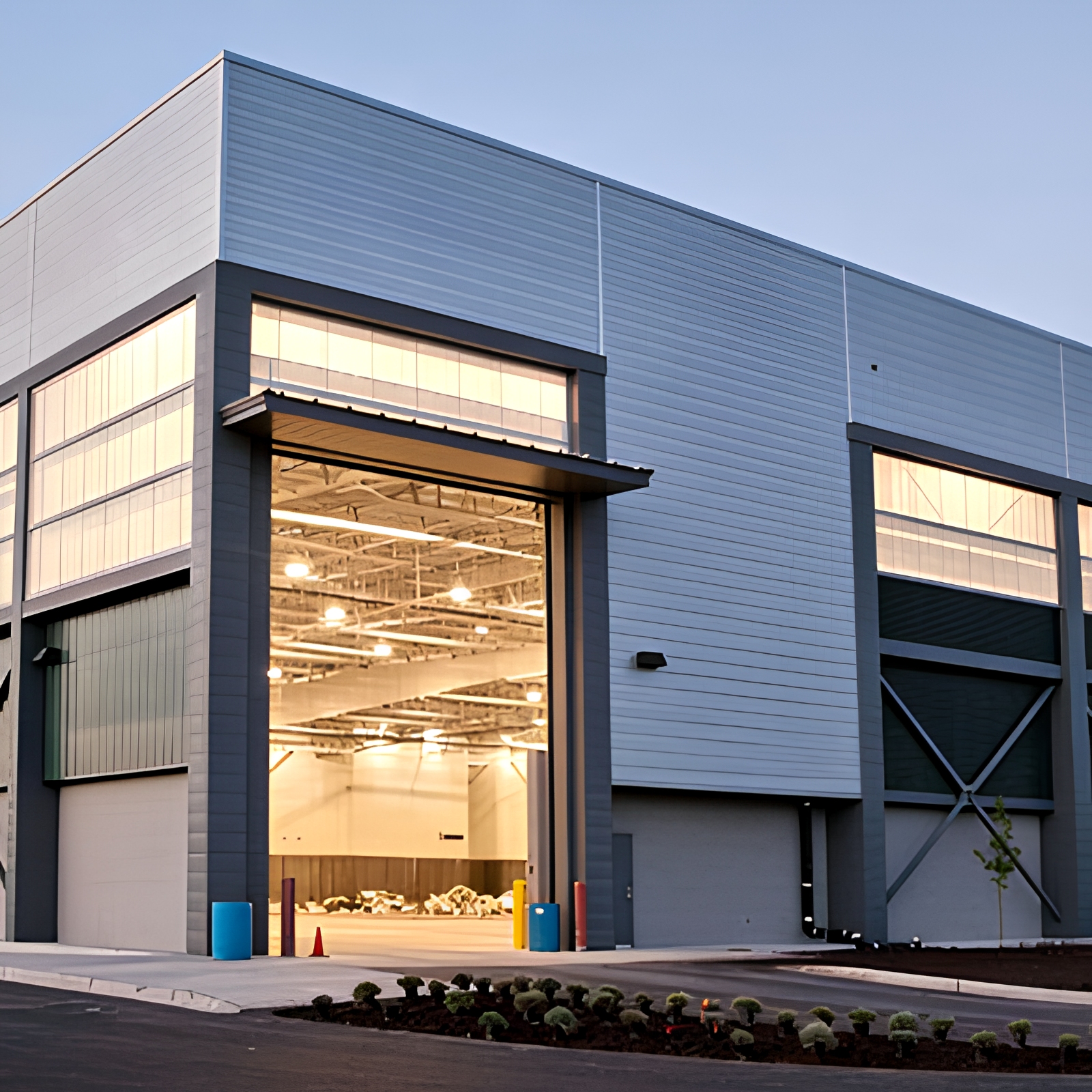 Modular Framing Carport Light Steel House Structure Warehouse Building Frame Prefabricated Garage Building Shed