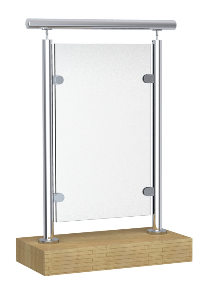 Stainless Steel Decorative Concrete Baluster Mold Balustrade Post for Glass Railing System