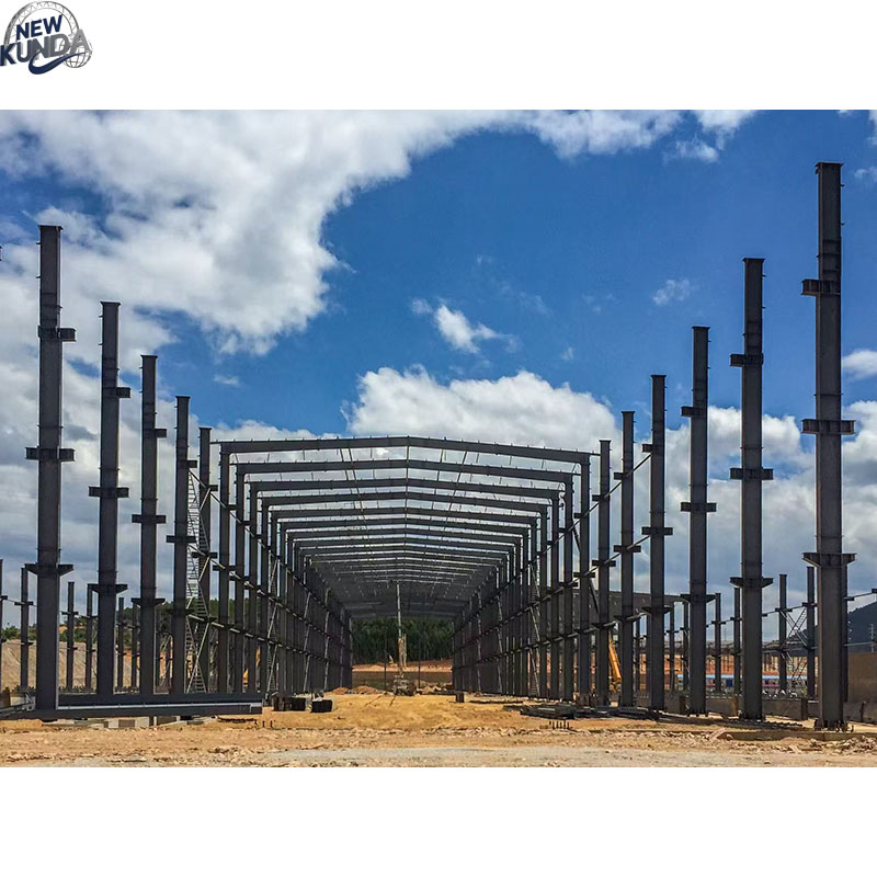 High Quality Prefabricated Light Steel Structural Pipe Tube Truss Frame Hot Dip Galvanized Roof Shed Modern Exhibition Hall