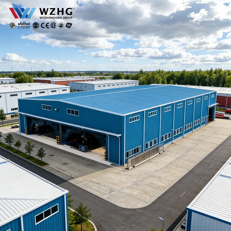 Prefabricated Industrial Warehouse Building Steel Structure ASTM Standard Heavy Duty with Welding Services