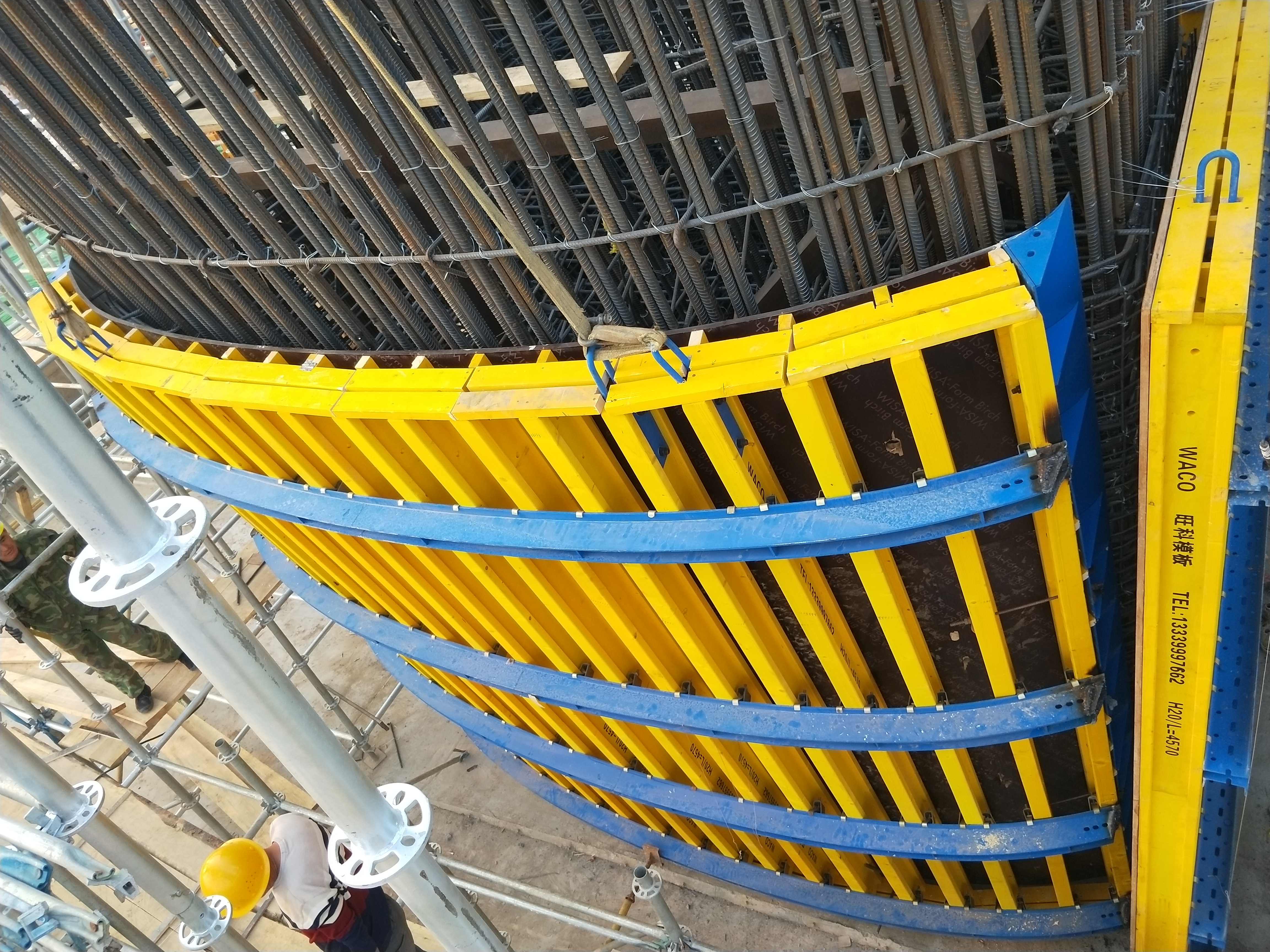 WACO Heavy Duty Birch Spruce H20 Timber Beam Formwork for Wall Column Floor Slab Construction System with 1 Year Warranty