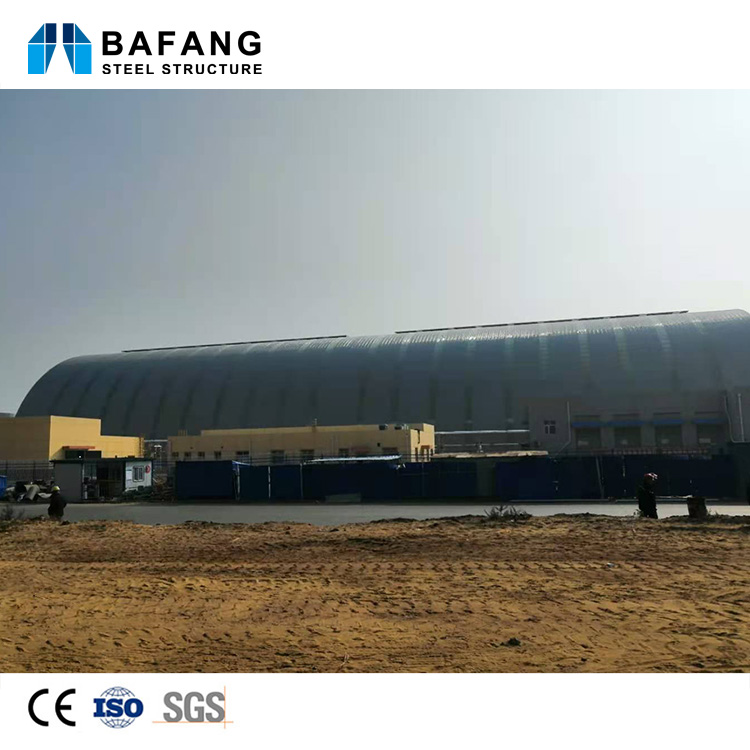 Large Span Prefab Steel Structure Warehouse Manufacturer's Prefab Steel Space Frame Shelter