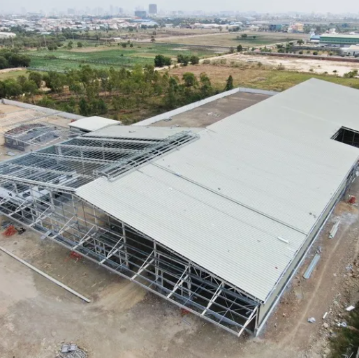 Steel Structure Production Installation Grid Pipe Truss Project Building Warehouse Construction