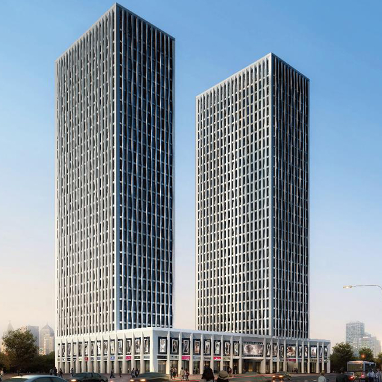 Modular Prefabricated Industrial Steel Structure High Rise Building