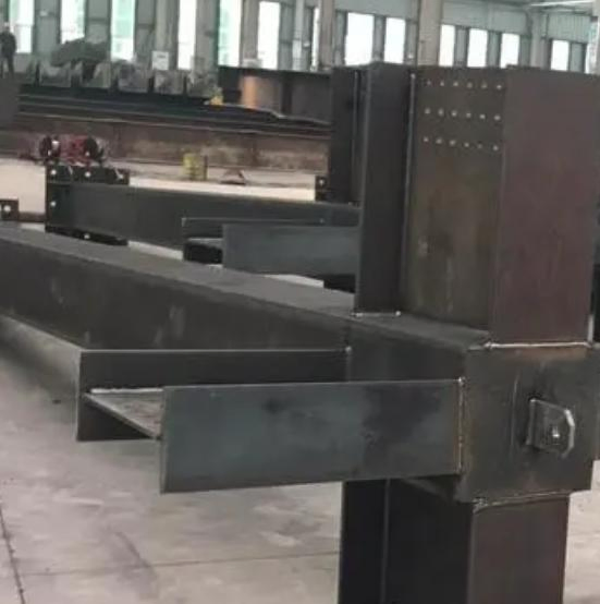 Durable Bolt Connection Steel Structure Warehouse for H-Beam Manufacturing