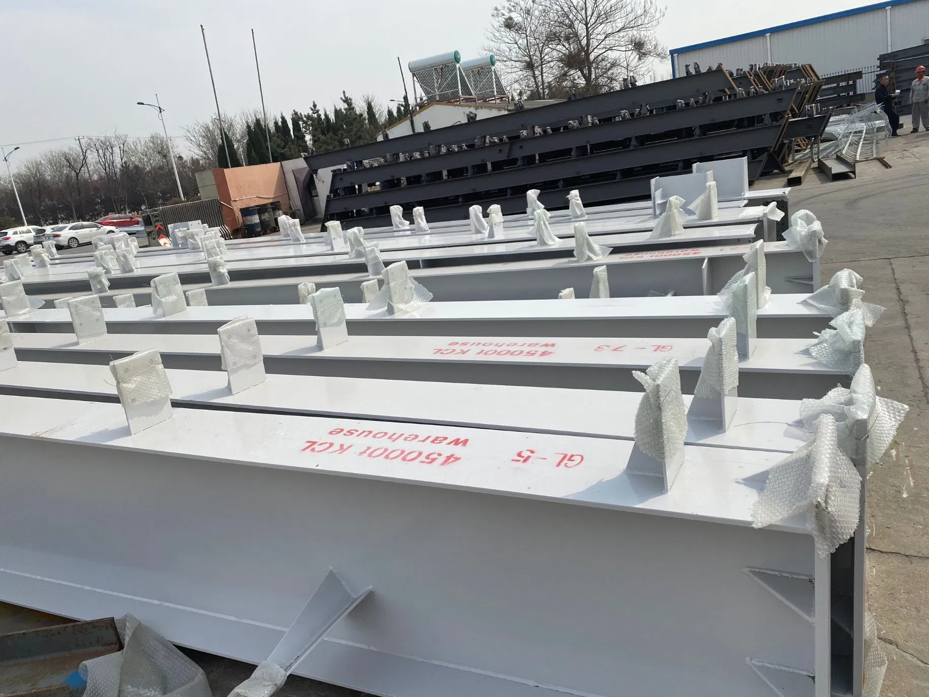 Chinese Standard Column and Beam for Steel Frame Structural Warehouse
