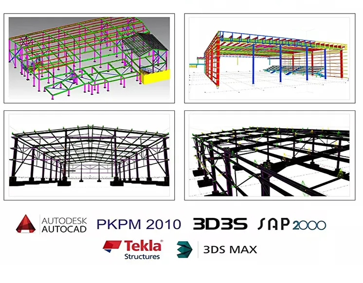 Steel Shed Metal Construction Frame Workshop Warehouse Prefabricated Building Steel Structure