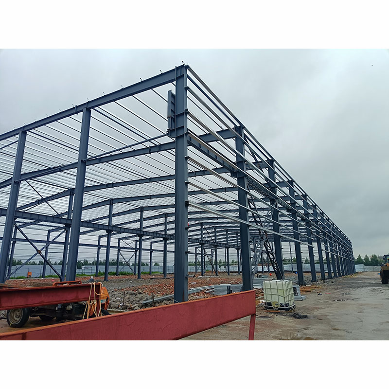 Modern Prefabricated Steel Structure Building Metal Space Frame for Factory Prefab Warehouse House Supermarket Sandwich Panel
