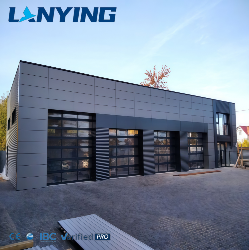 Modern Prefabricated Commercial Workshop Warehouse Steel Structure Building Supermarket Hall Car Shop Park