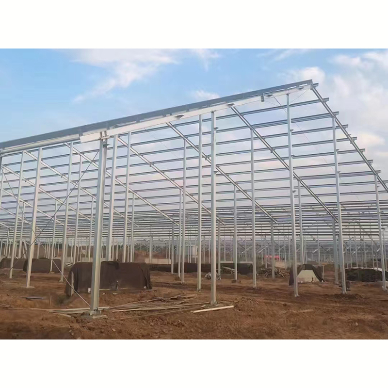 Modern Prefabricated Steel Structure Building Metal Space Frame for Factory Prefab Warehouse House Supermarket Sandwich Panel