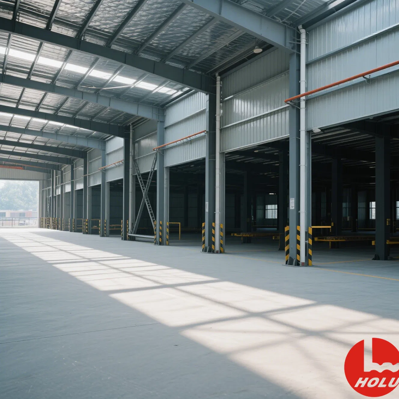 Custom Large Span Prefabricated Steel Building for Industrial Warehouse and Manufacturing Plant