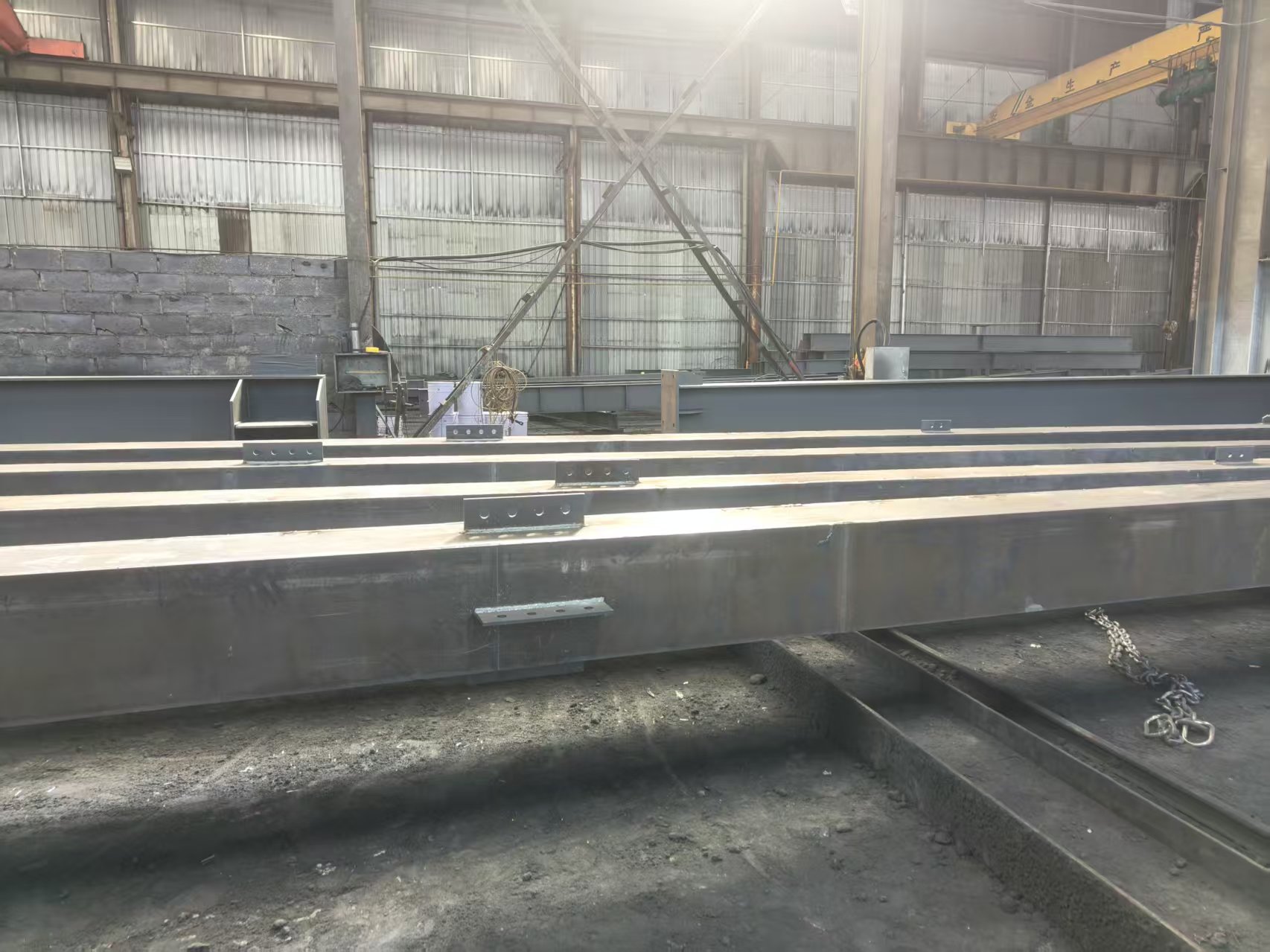 Custom Fabricated Steel Structure Beams and Columns for Construction