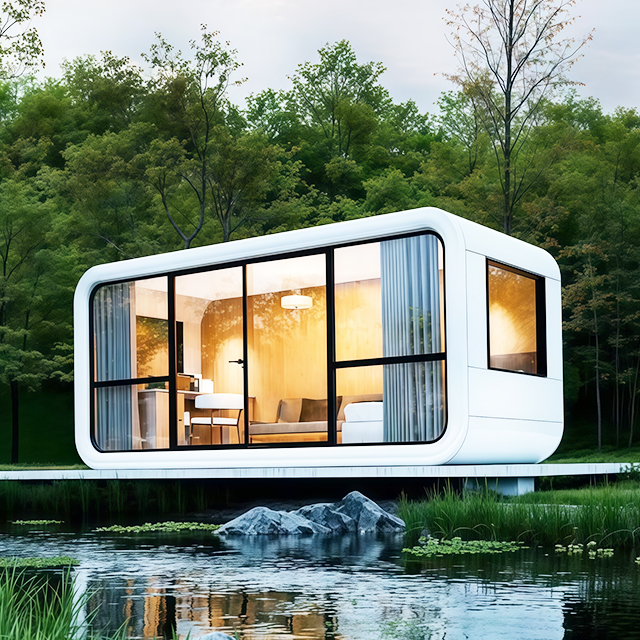 Prefab Steel Sandwich Panel Contemporary Modular Flat Pack Waterproof Steel Frame 20 Ft 40 Ft Container House Office Shop