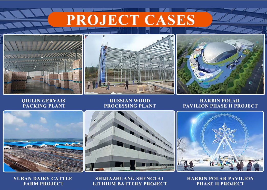 Modern Industrial Design Fast Installation of Newly Designed Large Span Steel Structure Warehouse Workshop Building