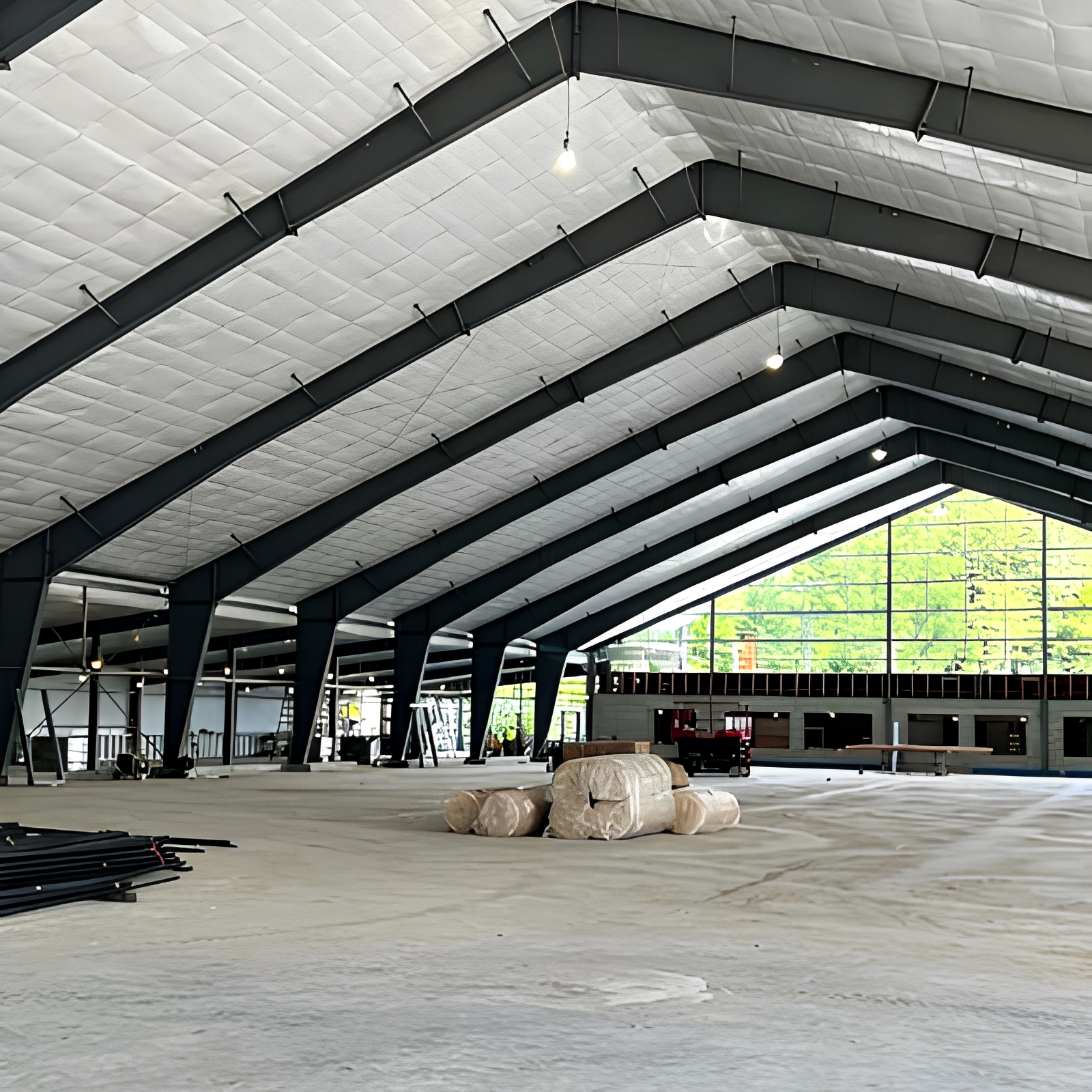 Modular Framing Carport Light Steel House Structure Warehouse Building Frame Prefabricated Garage Building Shed