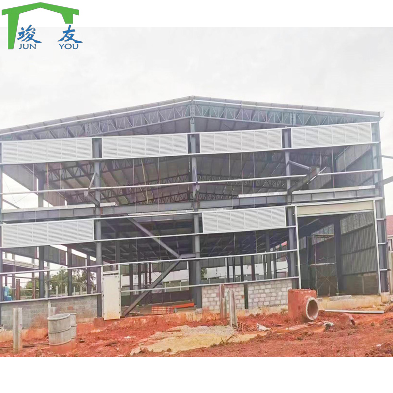 Construction Building Material Price Steel Structure Warehouse Roof Trusses Galvanized Steel Pipe Metal Building Construction
