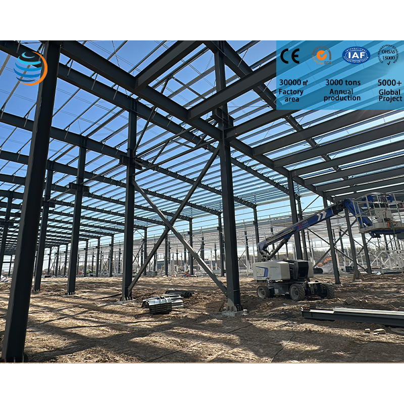 Steel Structure Components Steel Frame Metal Building For Construction Contractor Project Fast Installation Oem