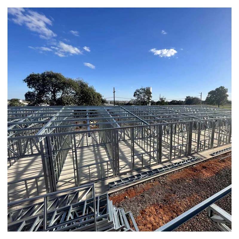 China Metal Light Weight Prefabricated Steel Structure Modular House Building Prefab Storage Workshop