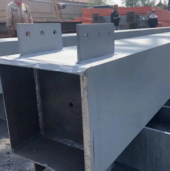 Durable Painted Steel Structure Building with H-Beam Support