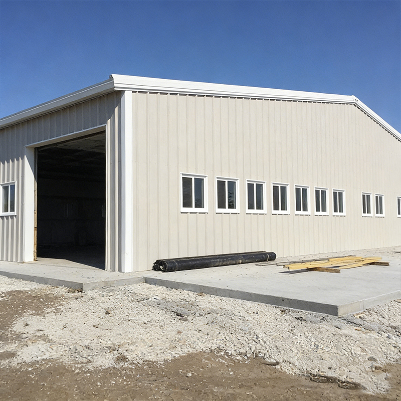Large Capacity Prefab Steel Structure Logistics Warehouse Durable Galvanized Metal Frame Building