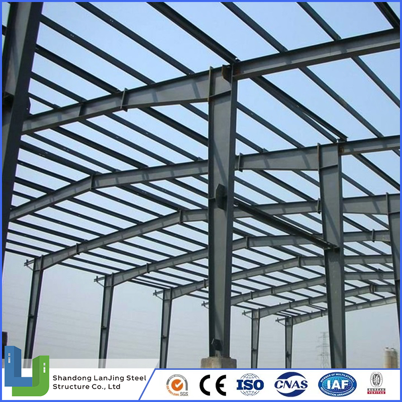 Prefabricated Steel Structure Construction Industrial Building for Warehouse Workshop Hanagr Garage Prefab Building Steel Structure