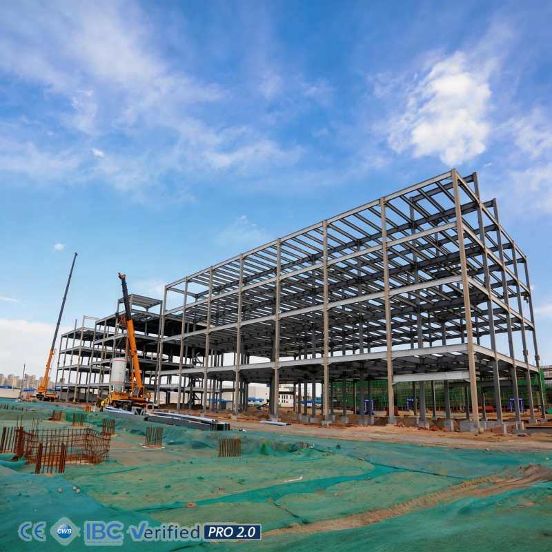 Prefabricated Steel Factory Warehouse &amp; Workshop CE Certified Manufacturer With 15 Years Industrial Building Export Experience