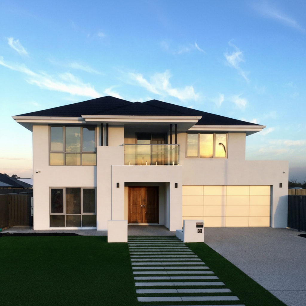 Luxury Modern Home Prefabricated Factory Supply Fast Build Light Steel Gauge Metal Frame Villa House 3 4 5 Room Home for Sydney