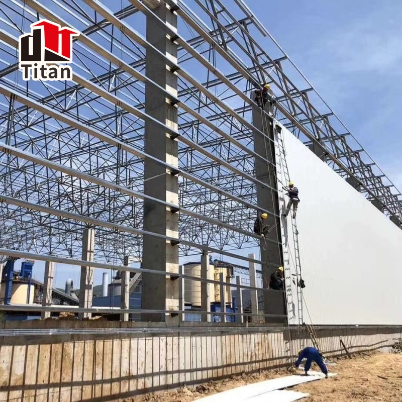 Cattle Cow Livestock Dairy Farm Prefabricated Steel Structure Building