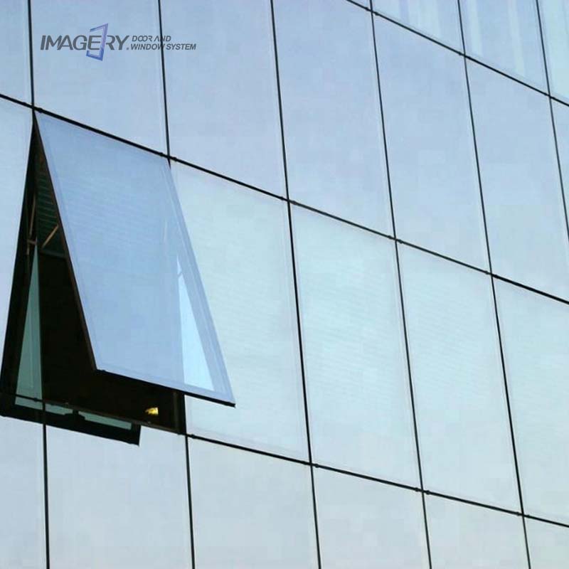 Aluminium curtain wall