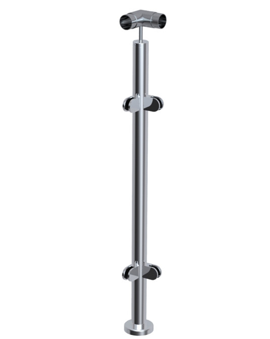 Stainless Steel Decorative Concrete Baluster Mold Balustrade Post for Glass Railing System