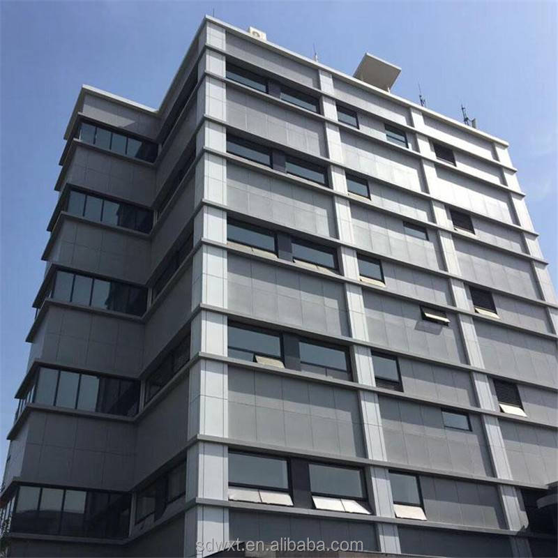 Building Facade Aluminum Glass Built Curtain Wall Hidden Capped Spandrel Unitized Facade