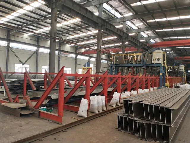 Metal Fabrication Steel Structure Galvanized H Column and H Beam