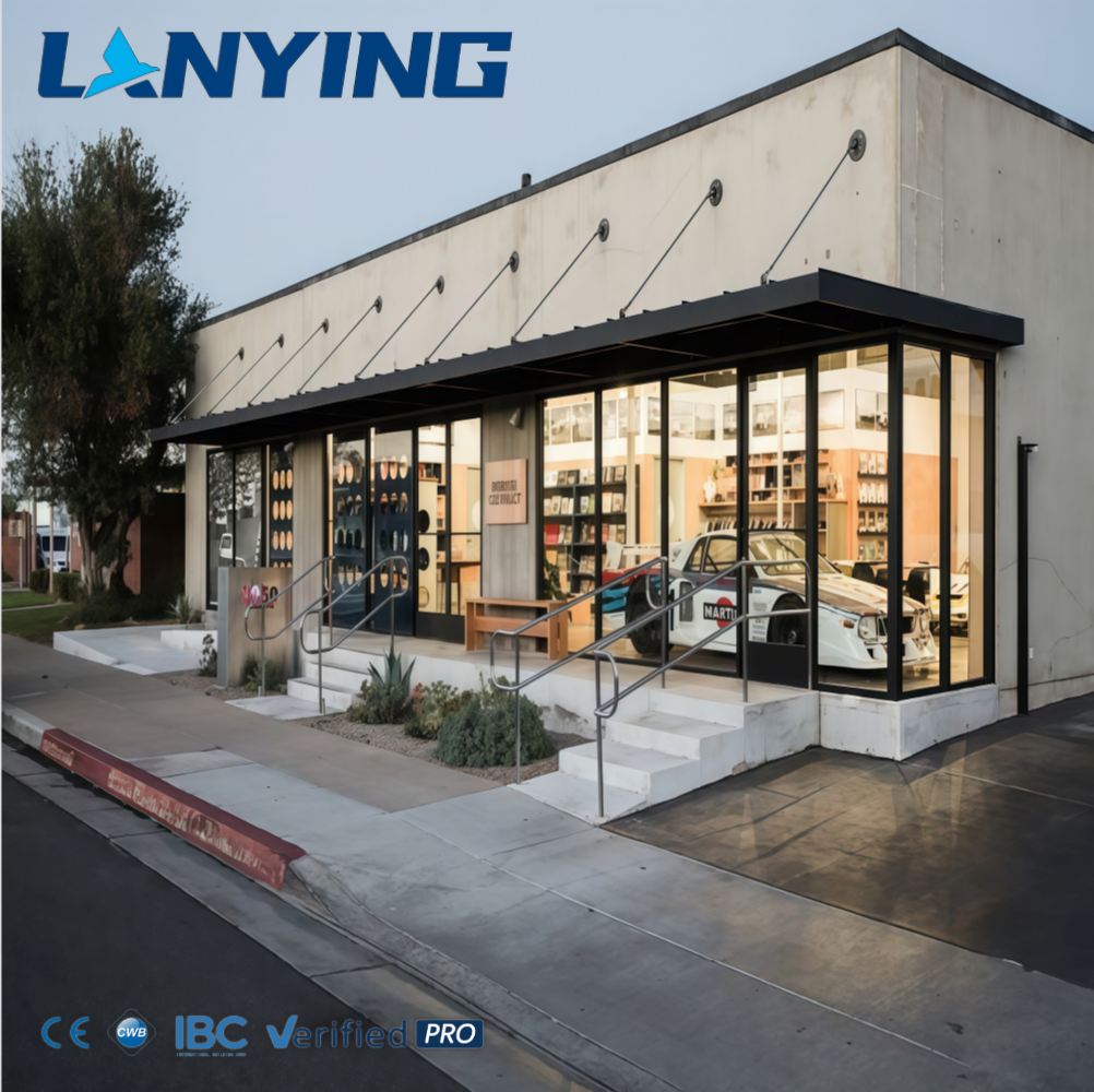 Modern Prefabricated Commercial Workshop Warehouse Steel Structure Building Supermarket Hall Car Shop Park