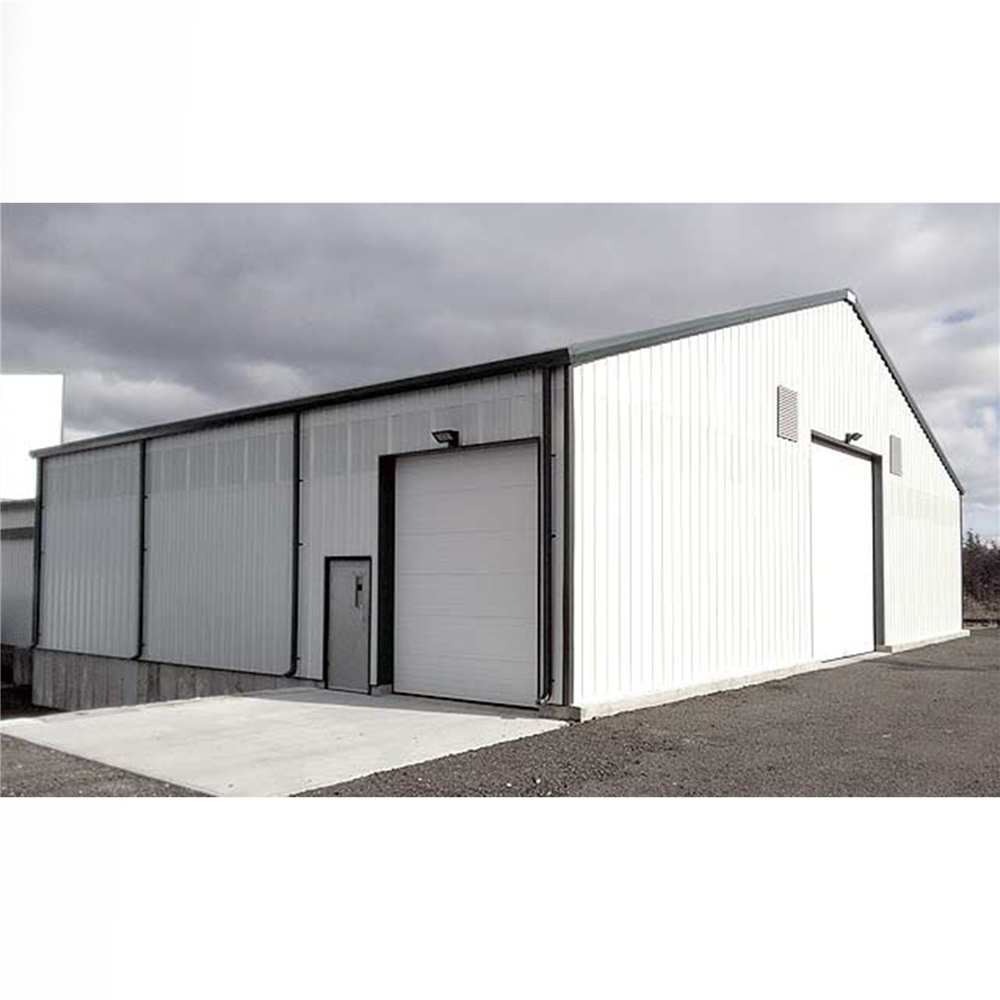 Low Cost 1000M2 Prefabricated Industrial Building Gable Frame H Steel Warehouse Factory Building Hot Rolled Steel Light 50 Years