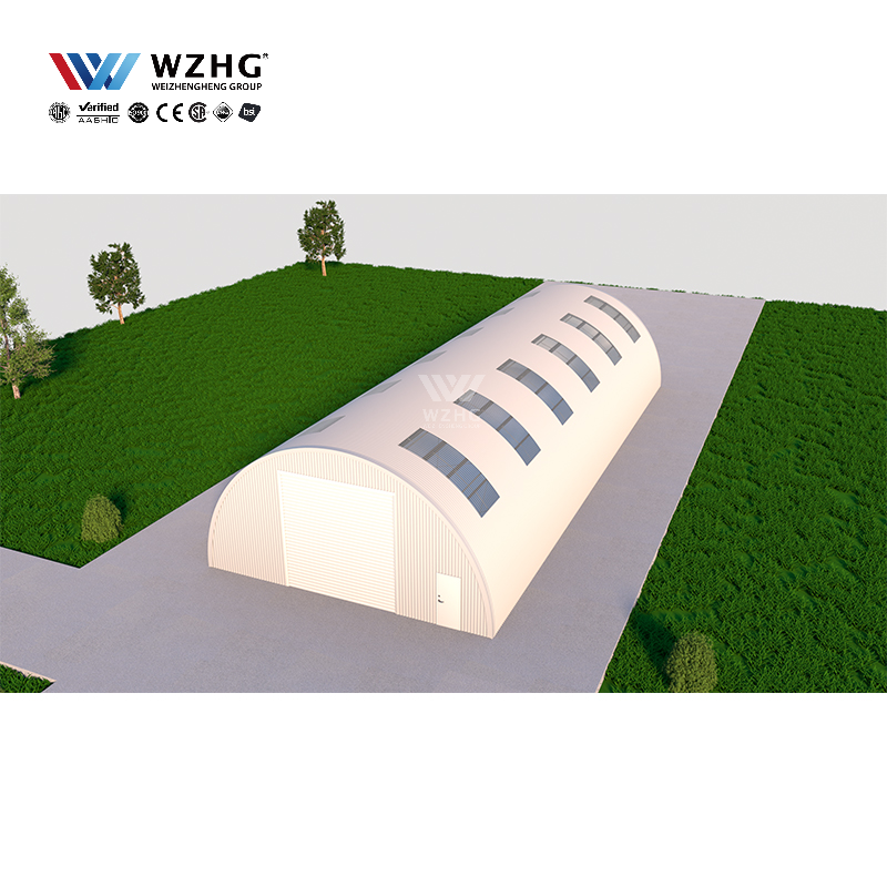 High Wind Resistant Steel Structure Warehouse with Enhanced Anchoring for Workshop