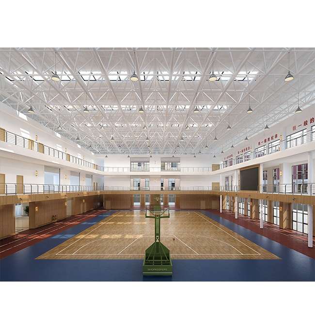LF-BJMB Prefab Sport Hall Building Steel Structure Space Frame System Gym Warehouse Building