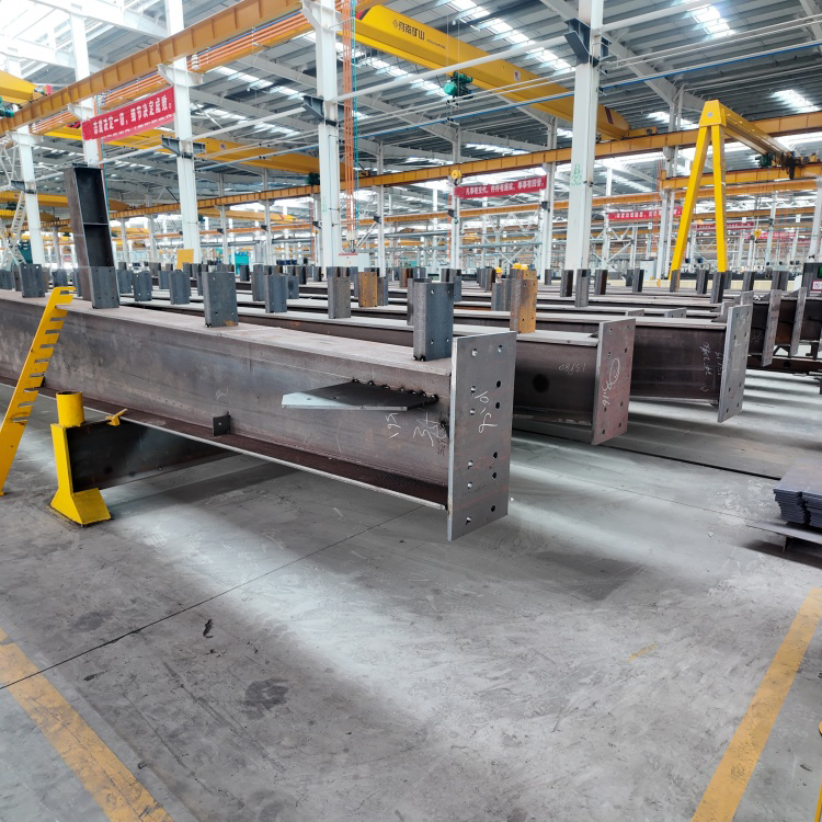 Steel Structure Components for Construction Use H Beam Angle bar and C Purlin with Welding Drilling Service