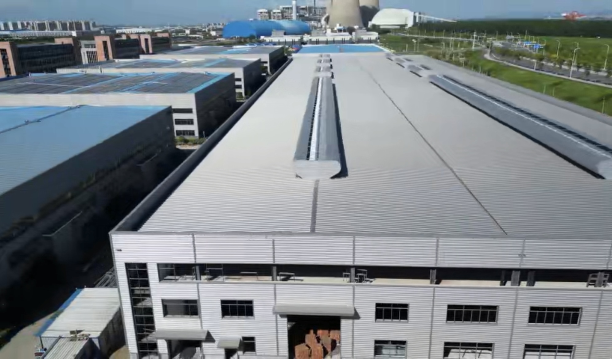 Custom Large-Span Steel Structure Factory with ISO9001 Certification Rapid Installation H-Beam Columns Beams for Steel Buildings