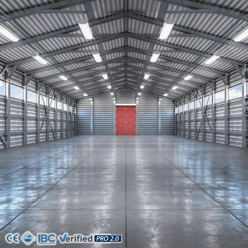 Industrial Steel Building Large Span Prefabricated Factory Metal Construction Heavy Duty Manufacturing Plant