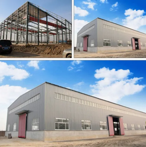 Steel Structure Production Installation Grid Pipe Truss Project Building Warehouse Construction