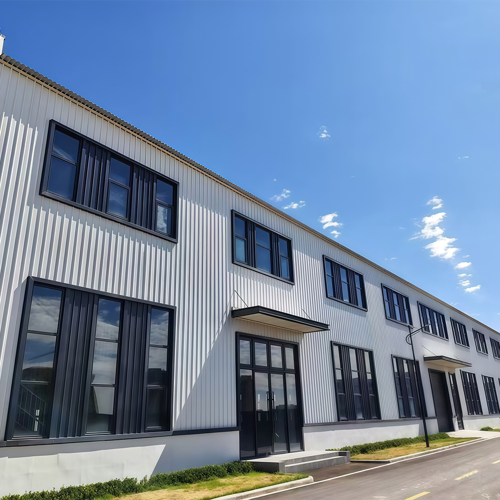 Light Sandwich Panel Prefabricated Galvanized Steel Structure Metal Frame Storey Workshops &amp; Plants Steel Structure Buildings