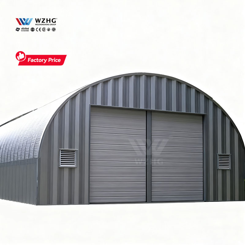 High Wind Resistant Steel Structure Warehouse with Enhanced Anchoring for Workshop