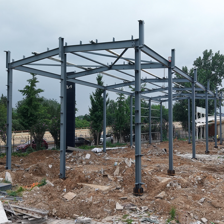Beam and Column Frame Structures Warehouse Workshop Buildings with Modern Design